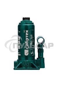 Домкрат гидравлический Сибртех бутылочный, 5т, 180-340мм