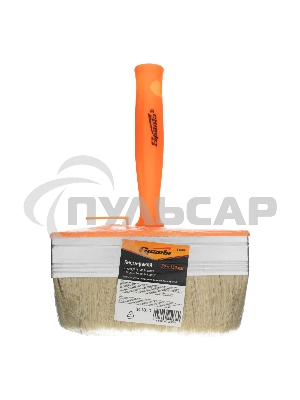 Кисть-ракля, 50х150 мм, натуральная щетина, пластмассовый корпус, пластмассовая ручка Sparta