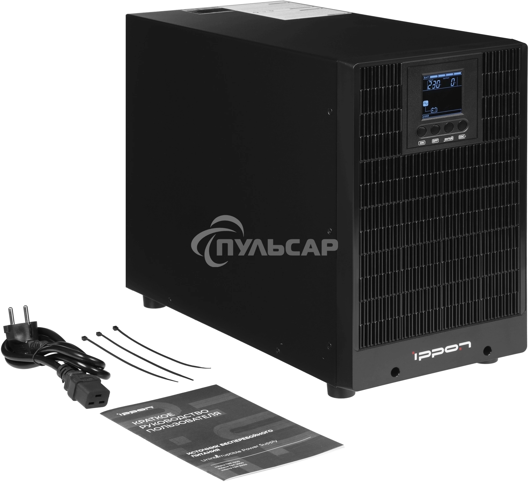 Источник бесперебойного питания Ippon Innova TbE 3000 2700Вт 3000ВА черный