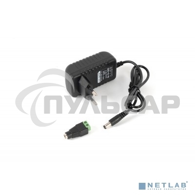 Источник питания Mollusk-VRK 12/1 12В, 1А. Сетевой диапазон 110-245В встр. вилка