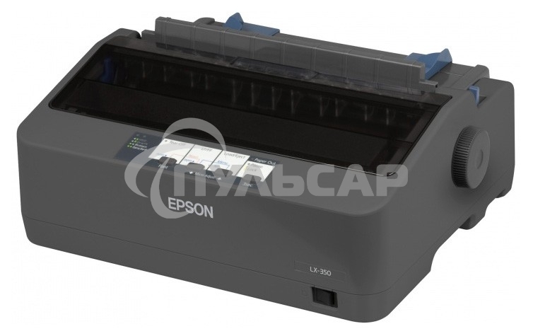 Принтер матричный Epson LX-350 (C11CC24031/C11CC24032), (А4, 357 cps (12 cpi), USB, LPT, COM)