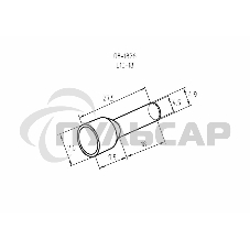 Наконечник штыревой втулочный изолированный F-18 мм 10 мм² (НШВи 10-18) слоновая кость Rexant