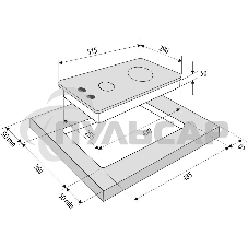 Газовая варочная панель Krona GALILEO 30 BL
