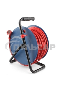 Удл. на пласт. катушке “Power Cube” IP20 16А 40м ПВС 3*1,5мм2 4 роз. с/з