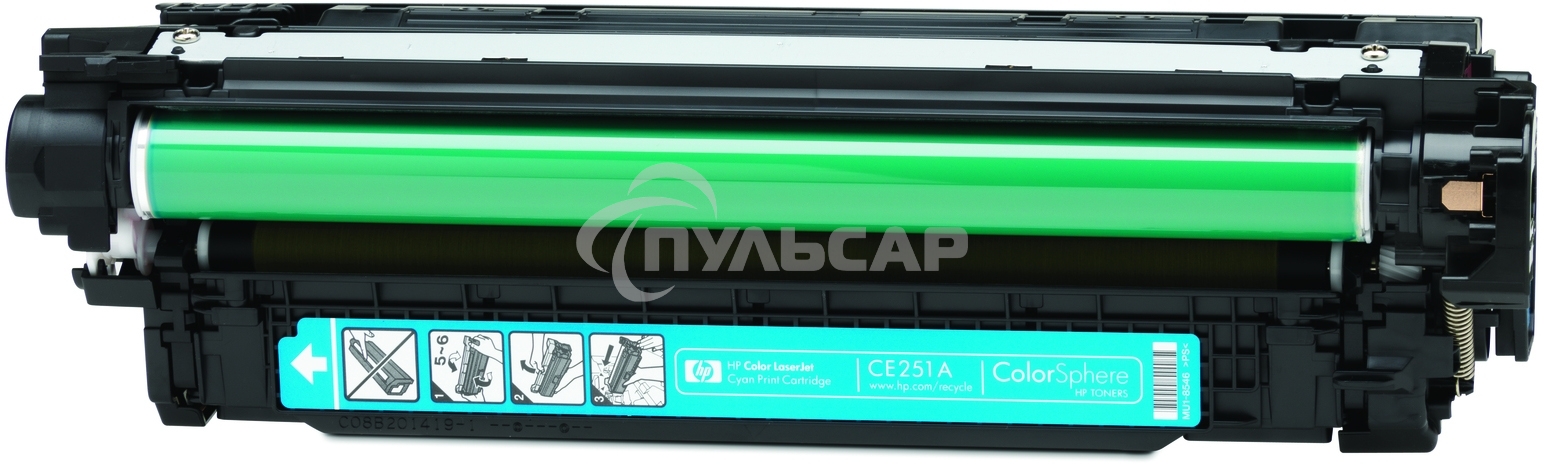 Картридж лазерный HP CE251A голубой для CLJ CM3530/CP3525 7000стр.