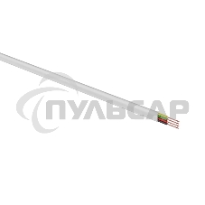 Телефонный кабель Rexant ШТЛП 4 жилы Cu, белый, 100м