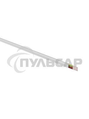 Телефонный кабель Rexant ШТЛП 4 жилы Cu, белый, 100м