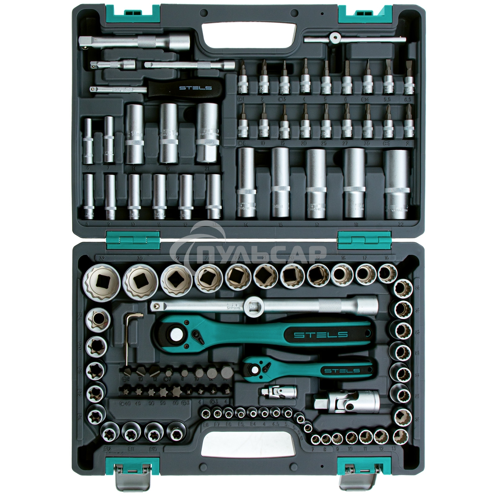 Набор инструментов STELS 14122 109 предметов 12-ганные головки