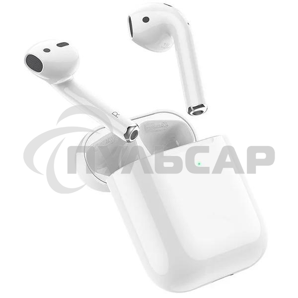 Наушники HOCO EW02 Plus беспроводные оригинальной серии с док станцией TWS BT 5.1 белый