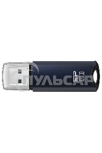 Флешка USB R/W 128 Gb Silicon Power Marvel M02, USB 3.2, черный