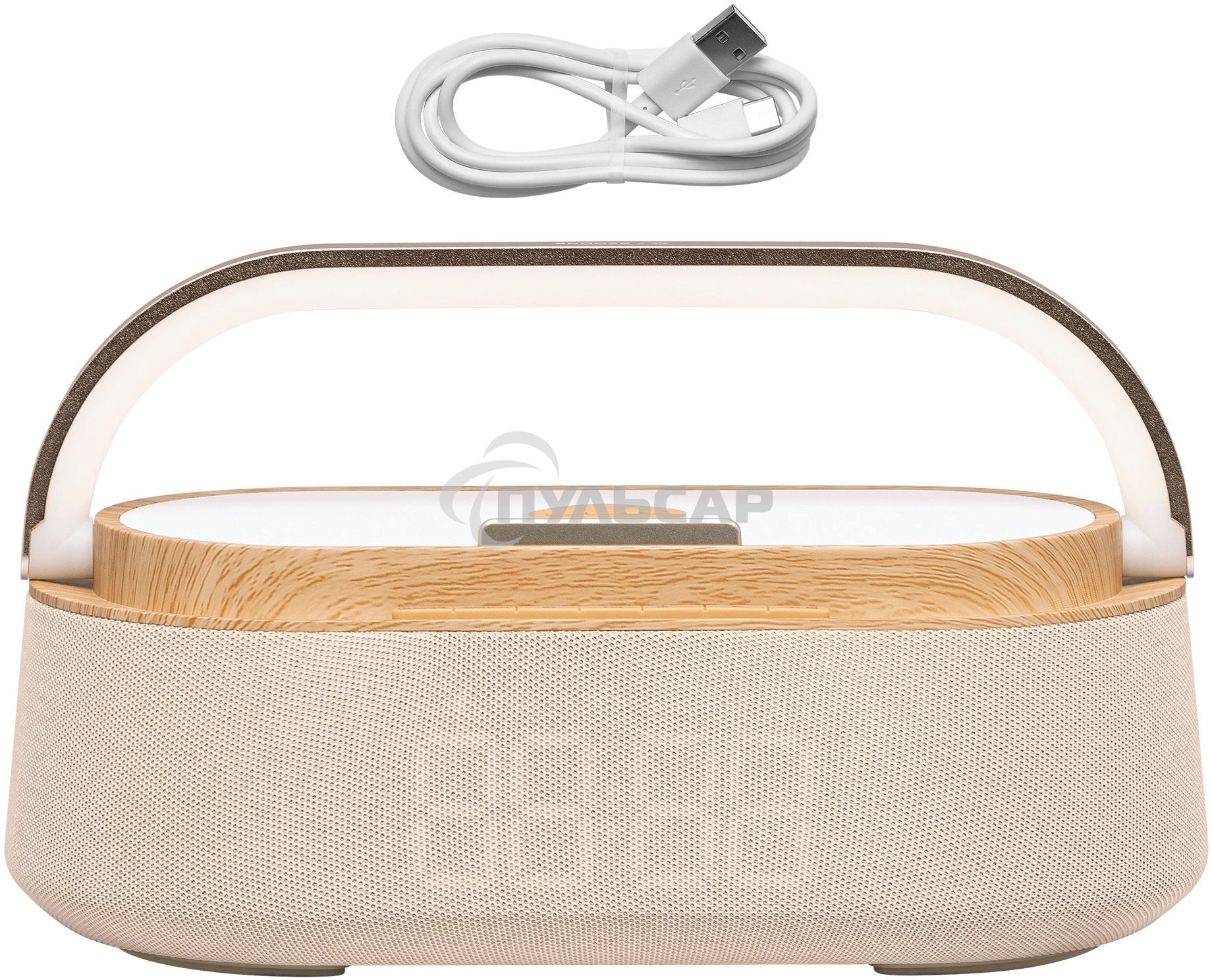 Колонка портативная BBK BTA2010 бежевый 10W 1.0 BT 10м 1800mAh (BTA2010 (BG))