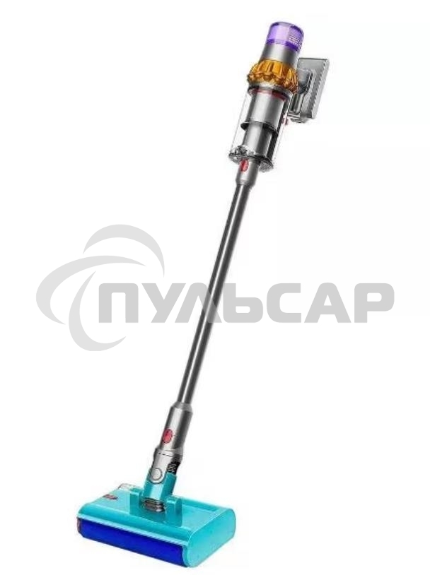 Пылесос вертикальный Dyson V15s Detect Submarine (448798-01) серый, питание от аккумулятора, 240 Вт, уборка влажная/сухая, пылесборник 0,76 л, работа от АКБ max 60 мин.