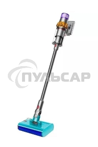 Пылесос вертикальный Dyson V15s Detect Submarine (448798-01) серый, питание от аккумулятора, 240 Вт, уборка влажная/сухая, пылесборник 0,76 л, работа от АКБ max 60 мин.