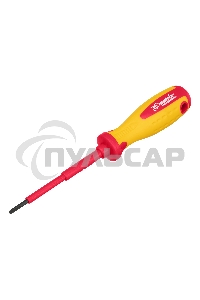 Отвертка Matrix Insulated, SL3,0 x 80 мм, CrMo, до 1000 В, двухкомп. рукоятка
