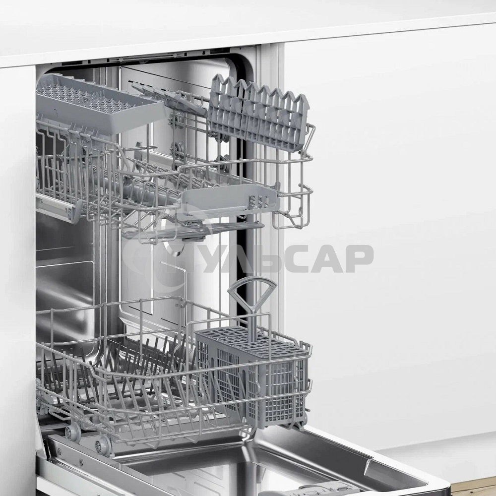 Встраиваемая посудомоечная машина Bosch SPV2HKX42E, черный, 44.8 см, 10 компл., 46 дБ, класс E