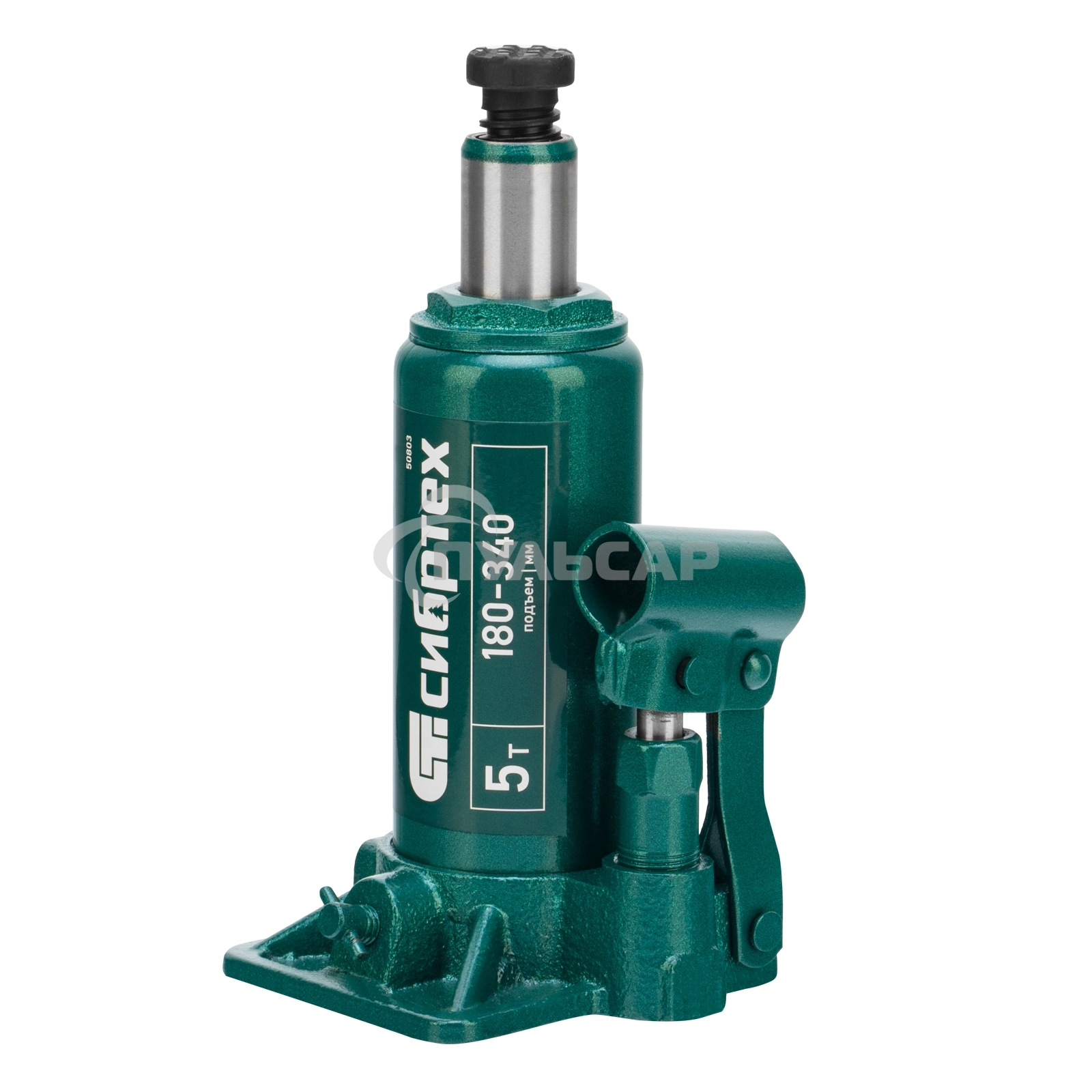 Домкрат гидравлический Сибртех бутылочный, 5т, 180-340мм