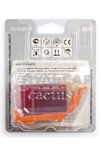 Картридж струйный Cactus CS-CLI8PM пурпурный (12 мл) для Canon Pixma iP6600/iP6600d/iP6700/iP6700d/MP960/MP970/PRO 9000