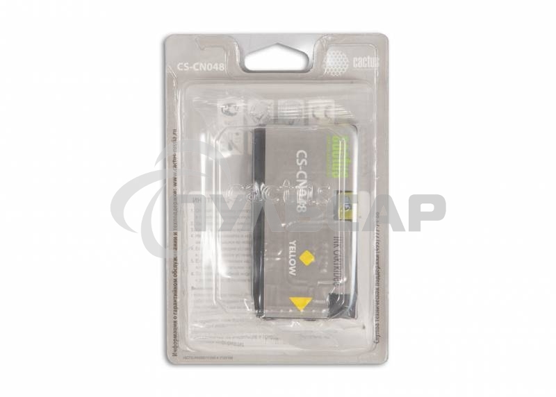 Картридж струйный Cactus CS-CN048 №951XL желтый (26 мл) для HP OfficeJet 251dw Pro, 276dw Pro, 8100 Pro, 8100e, 8600 Pro (N911a), 8600 Pro Plus (N911g), 8610 Pro (A7F64A), 8615 Pro, 8616 Pro, 8620 Pro