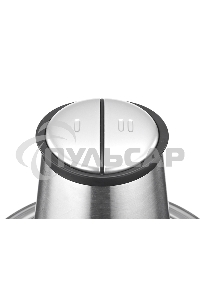 Измельчитель Centek CT-1395 Сталь 600Вт 2 скорости, стеклянная чаша 2,0л, разборные ножи, 4 лезвия