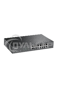 Сетевой коммутатор TP-Link SMB TL-SG1016DE 16-Port Gigabit Easy Smart Switch, 16 10/100/100Mbps RJ45 ports, MTU/Port/Tag-based VLAN, QoS, IGMP Snooping