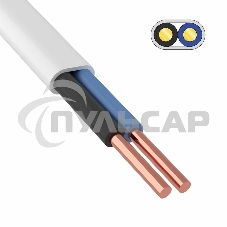 Провод ПБВВ/ПУСП 2x1,5 мм² 100 м ГОСТ 26445-85, ТУ 3551-021-38229892-2017 Провод ПБВВ/ПУСП 2x1,5 мм² 100 м ГОСТ 26445-85, ТУ 3551-021-38229892-2017