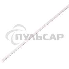 Термоусадочная трубка 4,0/2,0 мм, белая, упаковка 50 шт. по 1 м PROconnect