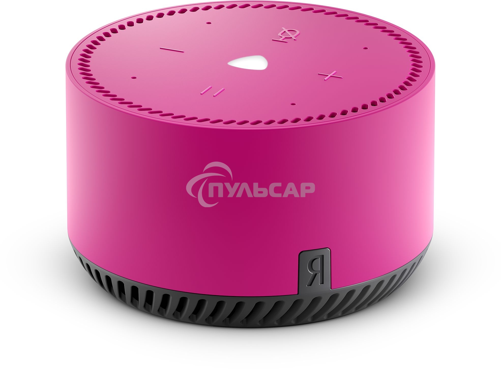 Умная колонка Яндекс Станция Лайт, 5Вт, с голосовым ассистентом Алиса, фламинго/розовый (YNDX-00025N)