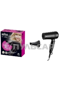 Фен Braun BRHD350E 1600Вт черный