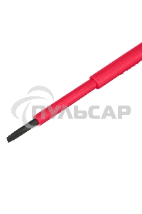 Отвертка Matrix Insulated, SL3,0 x 80 мм, CrMo, до 1000 В, двухкомп. рукоятка