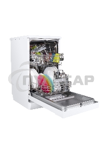 Посудомоечная машина Maunfeld MWF08S, белый, 44.8 см, 9 компл., 49 дБ, класс A+