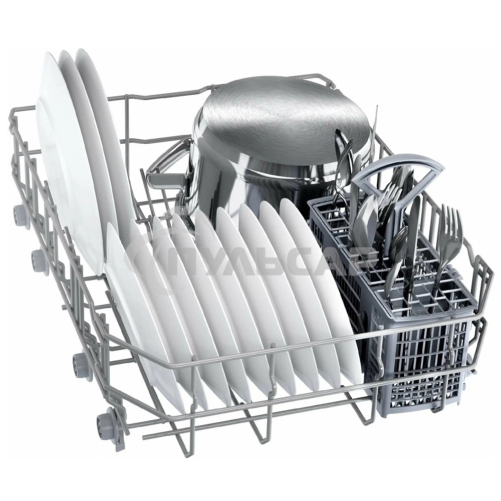 Встраиваемая посудомоечная машина Bosch SPV2HKX42E, черный, 44.8 см, 10 компл., 46 дБ, класс E