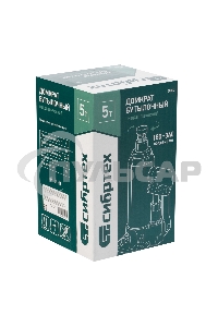 Домкрат гидравлический Сибртех бутылочный, 5т, 180-340мм