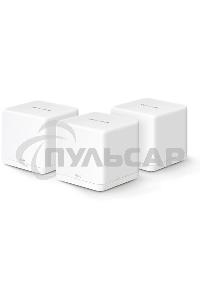 Бесшовный Mesh роутер Mercusys Halo H60X (3-pack) AX1500 Wi-Fi 6 система