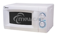 Микроволновая печь Midea MM720CKE белый, 20 л, 700 Вт, переключатели - поворотный механизм