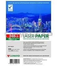 Фотобумага LOMOND Двухсторонняя Глянцевая, для лазерной печати, 105 г/м2, А3/250л.