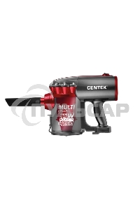 Пылесос вертикальный Centek CT-2561 красный/черный, питание от сети, 150 Вт, уборка сухая, пылесборник 0.5 л