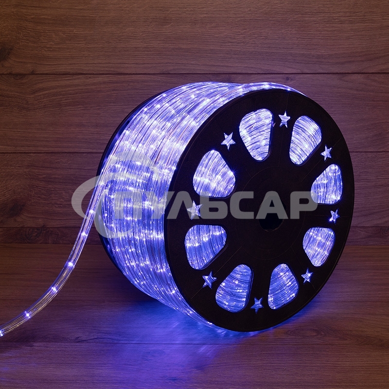 Дюралайт Neon-night LED, свечение с динамикой (3W) - синий, 24 LED/м, бухта 100м