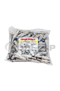 Разъем Rexant штекер TV никелированный c пружиной (100 шт./уп.)