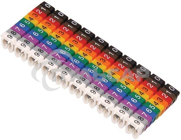 Маркер кабельный МКН комплект цифр 