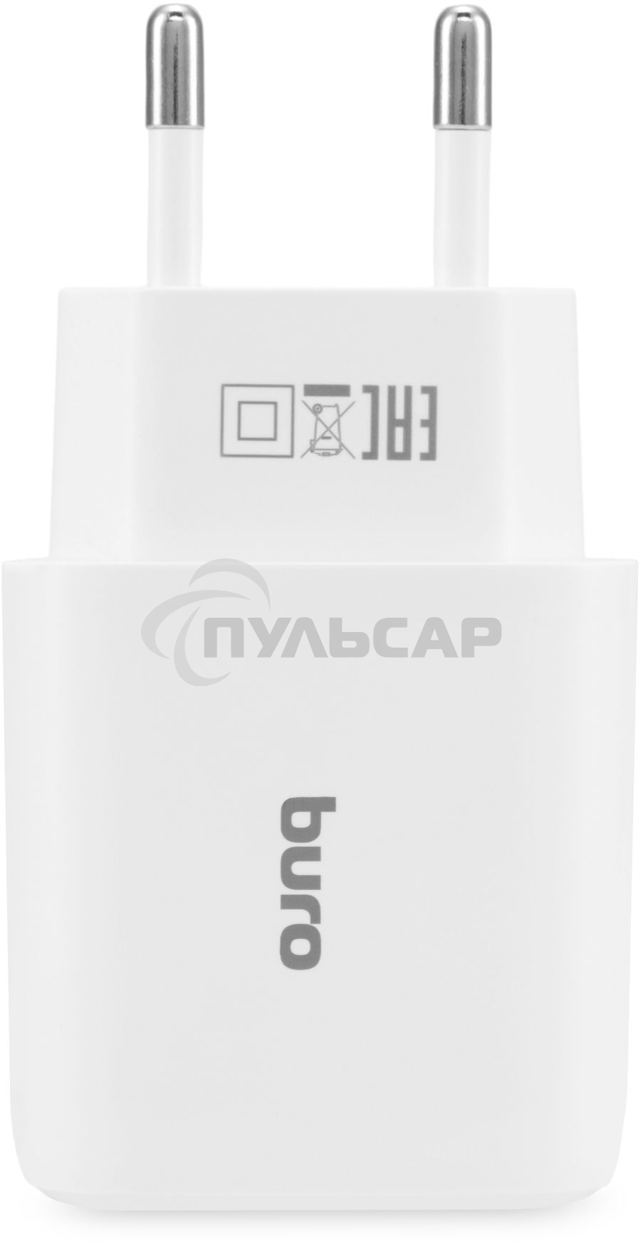 Сетевое зарядное устройство Buro BUWH1 15.5W 3.1A 2xUSB универсальное белый
