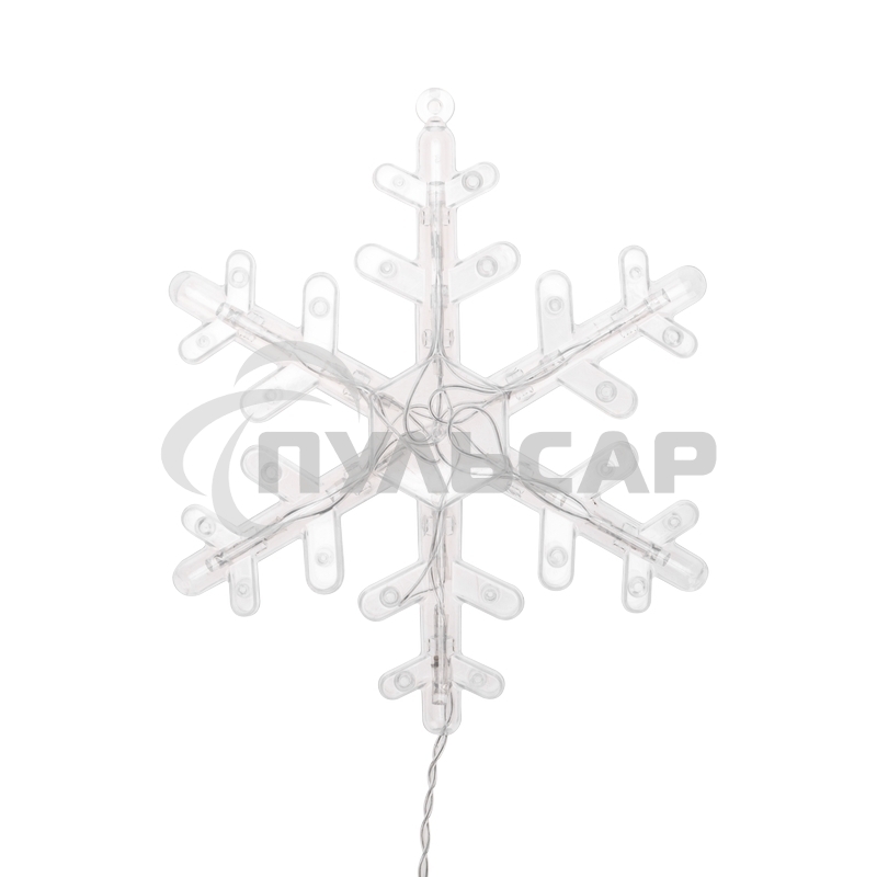 Гирлянда Neon-night Бахрома со снежинками 2,4х0,9м, 150 LED, белый, с контроллером 8 режимов, 230В