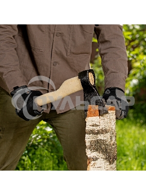 Россия Топор,2000 г,в сборе,кованый,деревянное топорище,500 мм,а2 21674