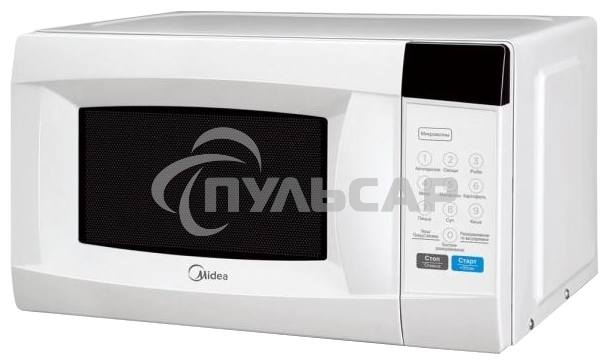 Микроволновая печь Midea EM720CKE белый, 20 л, 700 Вт, переключатели - сенсор