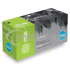 Картридж лазерный Cactus CS-CB436AS (тип CB436A) черный (2000 стр.) для HP LaserJet P1505/ M1120 mfp/ M1522 mfp