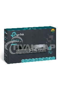 Сетевой коммутатор TP-Link SMB TL-SG1016DE 16-Port Gigabit Easy Smart Switch, 16 10/100/100Mbps RJ45 ports, MTU/Port/Tag-based VLAN, QoS, IGMP Snooping