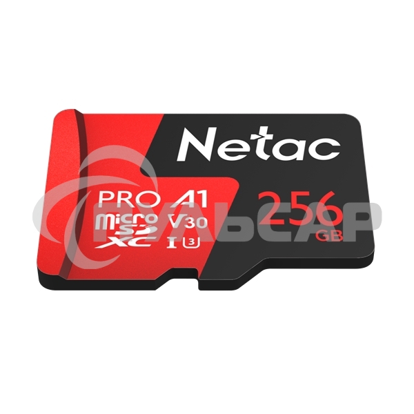 Флеш Карта MicroSD card Netac P500 Extreme Pro 256Gb, retail version w/SD adapter