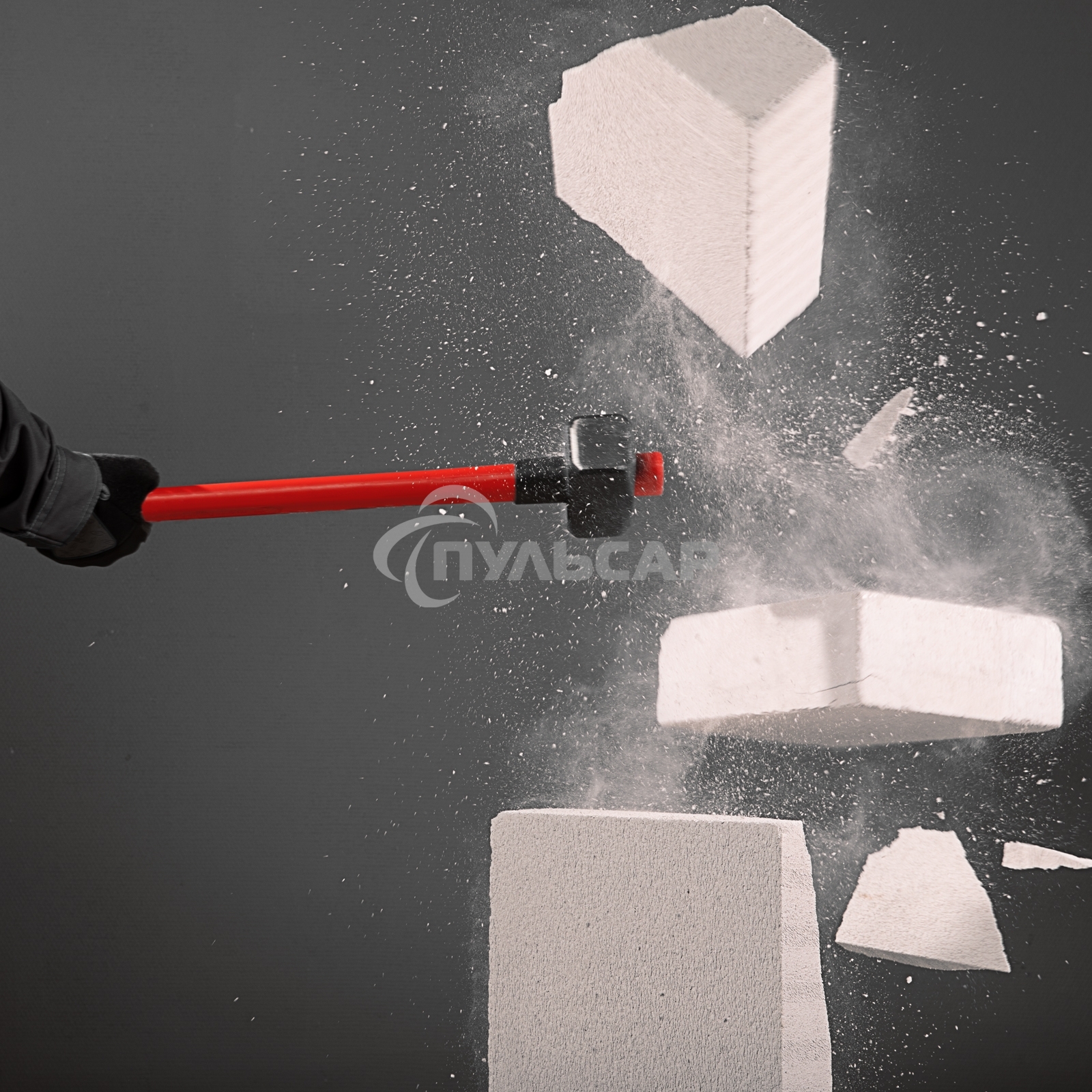 Кувалда Matrix 3000г фибергласовая обрезиненная рукоятка master