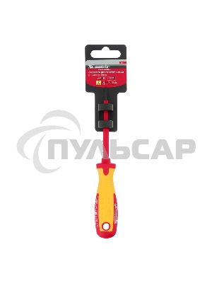 Отвертка Matrix Insulated, SL3,0 x 80 мм, CrMo, до 1000 В, двухкомп. рукоятка