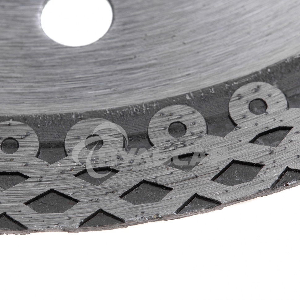 Диск алмазный ф115х22,2мм, тонкий, сплошной (Jaguar), мокрое резание Gross