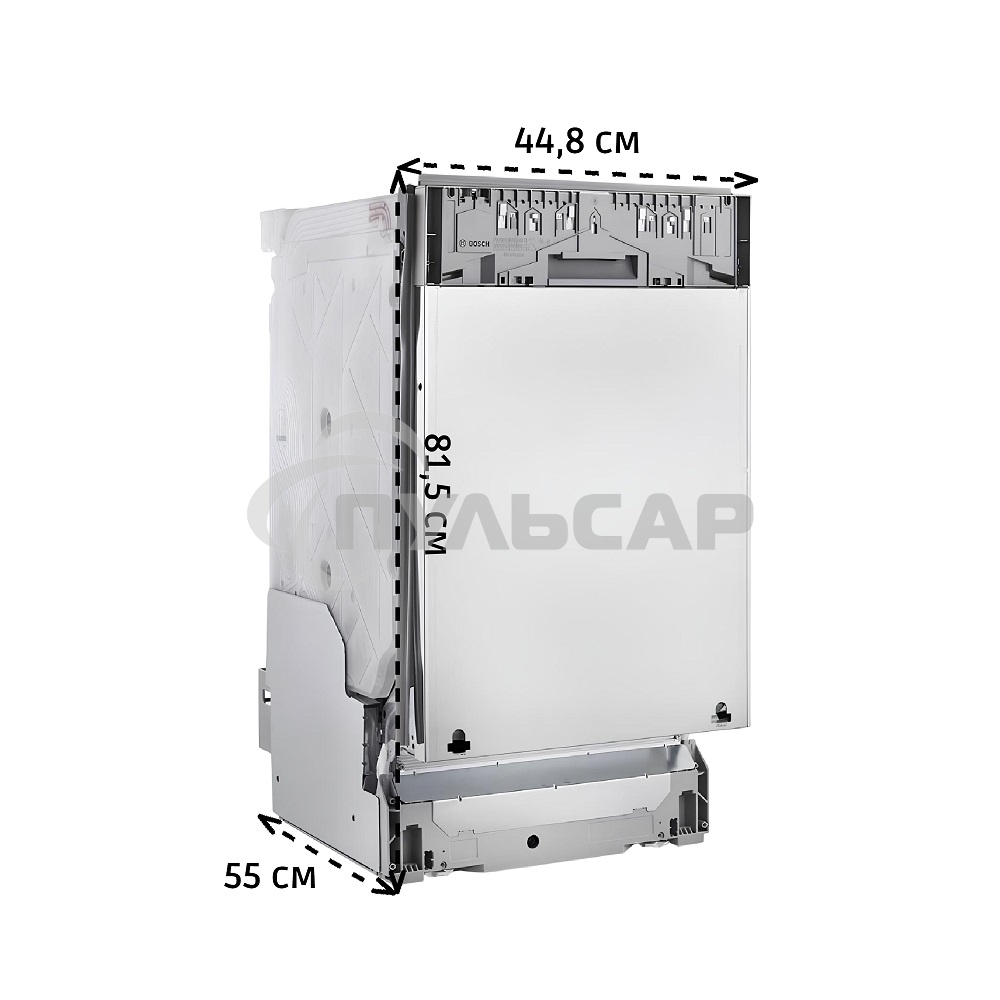 Встраиваемая посудомоечная машина Bosch SPV2HKX42E, черный, 44.8 см, 10 компл., 46 дБ, класс E